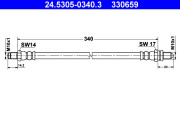24.5305-0340.3 Brzdová hadice ATE