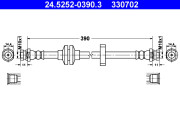 24.5252-0390.3 Brzdová hadice ATE