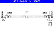 83.6104-0241.3 Brzdová hadice ATE