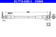 83.7715-0280.3 Brzdová hadice ATE