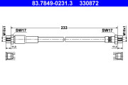 83.7849-0231.3 Brzdová hadice ATE