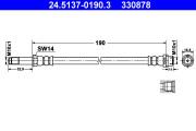 24.5137-0190.3 ATE brzdová hadica 24.5137-0190.3 ATE