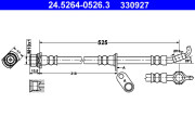 24.5264-0526.3 ATE brzdová hadica 24.5264-0526.3 ATE