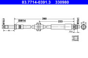 83.7714-0391.3 ATE brzdová hadica 83.7714-0391.3 ATE