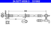 24.5277-0530.3 ATE brzdová hadica 24.5277-0530.3 ATE