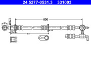 24.5277-0531.3 Brzdová hadice ATE