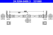 24.5284-0400.3 Brzdová hadice ATE
