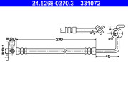 24.5268-0270.3 Brzdová hadice ATE