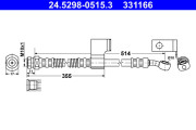 24.5298-0515.3 Brzdová hadice ATE