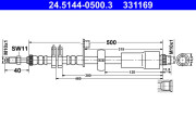 24.5144-0500.3 Brzdová hadice ATE