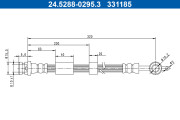 24.5288-0295.3 Brzdová hadice ATE