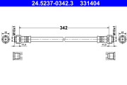 24.5237-0342.3 ATE brzdová hadica 24.5237-0342.3 ATE