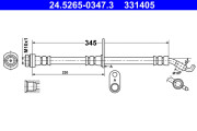 24.5265-0347.3 Brzdová hadice ATE