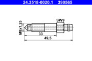 24.3518-0020.1 Odvzdusnovaci sroub/ventil ATE