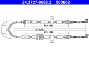 24.3727-0662.2 ATE żażné lanko parkovacej brzdy 24.3727-0662.2 ATE