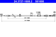 24.3727-1608.2 Tažné lanko, parkovací brzda ATE