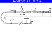 24.3727-2010.2 ATE żażné lanko parkovacej brzdy 24.3727-2010.2 ATE