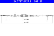 24.3727-2127.2 Tažné lanko, parkovací brzda ATE