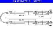 24.3727-2701.2 ATE żażné lanko parkovacej brzdy 24.3727-2701.2 ATE