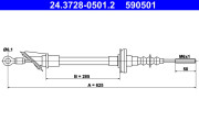 24.3728-0501.2 Tazne lanko, ovladani spojky ATE