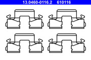 13.0460-0116.2 Sada příslušenství, obložení kotoučové brzdy ATE