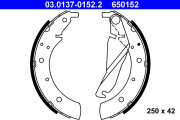 03.0137-0152.2 ATE sada brzdových čeľustí 03.0137-0152.2 ATE