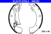 03.0137-0153.2 ATE sada brzdových čeľustí 03.0137-0153.2 ATE