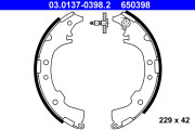 03.0137-0398.2 ATE sada brzdových čeľustí 03.0137-0398.2 ATE