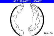 03.0137-0437.2 ATE sada brzdových čeľustí 03.0137-0437.2 ATE