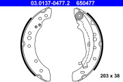 03.0137-0477.2 ATE sada brzdových čeľustí 03.0137-0477.2 ATE