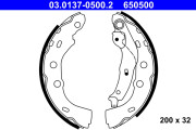 03.0137-0500.2 ATE sada brzdových čeľustí 03.0137-0500.2 ATE