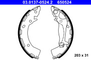 03.0137-0524.2 ATE sada brzdových čeľustí 03.0137-0524.2 ATE