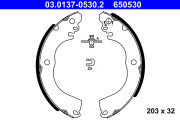 03.0137-0530.2 ATE sada brzdových čeľustí 03.0137-0530.2 ATE