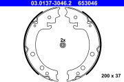 03.0137-3046.2 ATE sada brzd. čeľustí parkov. brzdy 03.0137-3046.2 ATE