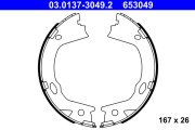 03.0137-3049.2 ATE sada brzd. čeľustí parkov. brzdy 03.0137-3049.2 ATE