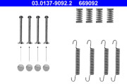 03.0137-9092.2 Sada prislusenstvi, parkovaci brzdove celisti ATE