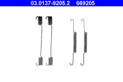 03.0137-9205.2 Sada příslušenství, brzdové čelisti ATE