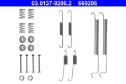 03.0137-9206.2 ATE sada príslużenstva brzdovej čeľuste 03.0137-9206.2 ATE