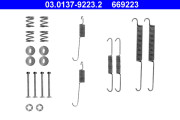 03.0137-9223.2 ATE sada príslużenstva brzdovej čeľuste 03.0137-9223.2 ATE