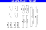 03.0137-9348.2 Sada příslušenství, brzdové čelisti ATE