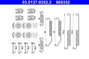 03.0137-9352.2 Sada příslušenství, brzdové čelisti ATE