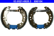 03.0521-0920.3 Sada brzdových čelistí Original ATE TopKit ATE