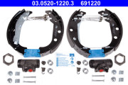 03.0520-1220.3 ATE sada brzdových čeľustí 03.0520-1220.3 ATE