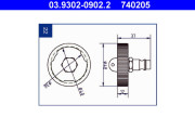 03.9302-0902.2 Odsávač ATE