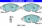 13.0470-2609.2 Brzdové destičky ATE Ceramic ATE