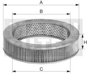 C 2846/2 MANN-FILTER vzduchový filter C 2846/2 MANN-FILTER