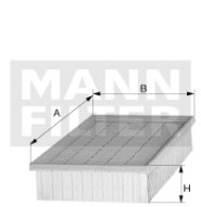 C 3485/1 Vzduchový filtr MANN-FILTER
