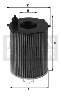 HU 718/8 x MANN-FILTER olejový filter HU 718/8 x MANN-FILTER