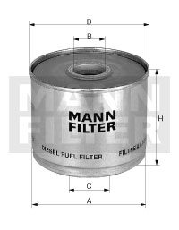P 935/2 Palivový filtr MANN-FILTER