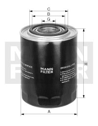 WP 940/4 MANN-FILTER olejový filter WP 940/4 MANN-FILTER